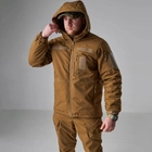 Зимовий Костюм Soft Shell на Omni-Heat з капюшоном / Чоловіча Форма Куртка + Штани койот розмір 2XL - зображення 4
