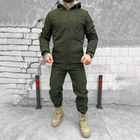 Чоловічий зимовий костюм Softshell на хутрі / Куртка + штани "Splinter k5" олива розмір XL - зображення 7