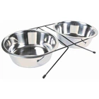 Підставка з мисками для собак метал 2,8л/24см Trixie TX-24834