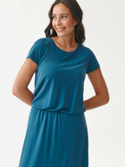 Плаття-футболка міді літнє жіноче Tatuum Jasmiko T2216.210 XS Синє (5900142159268) - зображення 4