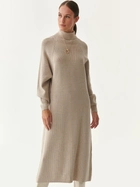 Sukienka wiązana długa jesienna damska Tatuum Ronesi T2232.195 XL Beżowa (5900142187247) - obraz 1