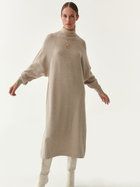 Sukienka wiązana długa jesienna damska Tatuum Ronesi T2232.195 XL Beżowa (5900142187247) - obraz 5