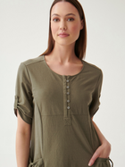 Плаття-футболка коротке літнє жіноче Tatuum Linia T2314.193 M Хакі (5900142252921) - зображення 3