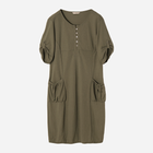 Плаття-футболка коротке літнє жіноче Tatuum Linia T2314.193 L Хакі (5900142252938) - зображення 5