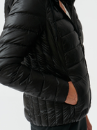 Куртка демісезонна коротка з капюшоном жіноча Tatuum Markana T2316.011 40 Чорна (5900142262401) - зображення 4