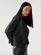 Шкіряна куртка жіноча Tatuum Ramonesi T2316.013 36 Чорна (5900142263019) - зображення 3