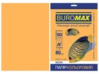 Папір кольоровий BUROMAX А4, NEON, помаранчевий, 50л. BM.2721550-11