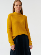 Sweter z golfem wiązany damski Tatuum Suzi T2319.090 2XL Żółty (5900142274343) - obraz 3
