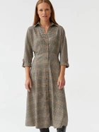 Плаття-сорочка міді осіннє жіноче Tatuum Samotali T2319.199 34 Коричневе (5900142271007) - зображення 1