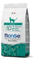 Сухой корм для кошек Monge Cat Hairball со вкусом курицы, кукурузы и риса