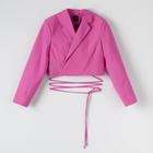 Піджак жіночий короткий Sinsay 9059T-44X M Рожевий (5905035727197) - зображення 5