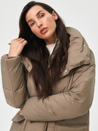 Куртка зимова жіноча Sinsay ZT943-80X XL Коричнева (5904841487004) - зображення 5