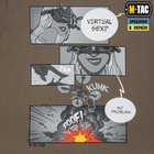 M-Tac футболка Comics Drone Girl Dark Olive M - изображение 5