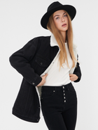 Джинсова куртка жіноча Sinsay 2892F-99J 32 Чорна (5904015764122) - зображення 1