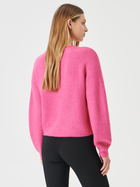 Sweter damski z bufiastymi rękawami Sinsay 7240J-30M L Różowy (5904298754056) - obraz 2