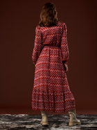 Sukienka trapezowa damska Sinsay 7464A-MLC L Czerwona (5904841503216) - obraz 2