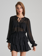 Блузка жіноча Sinsay 2848F-99X L Чорна (5904298163896) - зображення 1