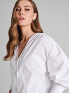 Блузка жіноча Sinsay 2856F-00X L Біла (5904298202830) - зображення 4