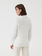 Sweter z golfem damski oversize Sinsay 2474F-01X XL Biały (5904116313816) - obraz 2