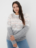 Sweter damski ciepły Sinsay 3058F-09M S Wielokolorowy (5904116261117) - obraz 1