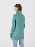 Sweter z golfem damski oversize Sinsay 9387E-76M XXS Zielony (5904020268721) - obraz 2