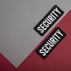 Набор шевронов с липучкой IDEIA Security Охрана 9 х 25 и 4.5 х 12.5 см вышитый патч 2 шт. (4820182651137) - изображение 3
