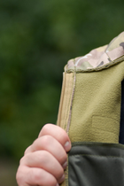 Куртка Softshell мужская Multicam с Флисовой подкладкой цвет Мультикам / Демисезонная водонепроницаемая XL - изображение 3