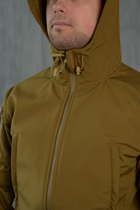 Куртка Softshell чоловіча KOYOT з Флісовою підкладкою колір койот / Демісезонна водонепроникна XL - зображення 3