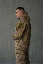 Куртка Softshell чоловіча Multicam з Флісовою підкладкою колір мультикам / Демісезонна водонепроникна 2XL - зображення 4