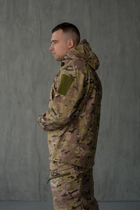 Куртка Softshell мужская Multicam с Флисовой подкладкой цвет Мультикам / Демисезонная водонепроницаемая 4XL - изображение 4