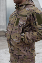 Куртка Softshell чоловіча Multicam з Флісовою підкладкою колір мультикам / Демісезонна водонепроникна L - зображення 8