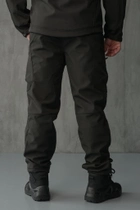 Чоловічі штани SoftShell для поліції на флісі із високою посадкою / Вітро та водозахисні штани M - зображення 3