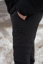 Чоловічі штани SoftShell для поліції на флісі із високою посадкою / Вітро та водозахисні штани S - зображення 5