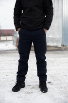 Чоловічі штани SoftShell для ДСНС на флісі із високою Посадкою / Щільні Брюки темно-сині S - зображення 4