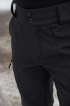 Чоловічі штани SoftShell для поліції на флісі із високою посадкою / Вітро та водозахисні штани L - зображення 8