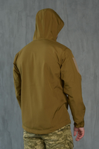 Куртка Softshell чоловіча KOYOT з Флісовою підкладкою колір койот / Демісезонна водонепроникна L - зображення 8