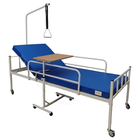 Кровать медицинская функциональная Riberg АНО-11-02 с электроприводом с матрасом боковыми поручнями прикроватным столиком и прикроватной трапецией - изображение 1