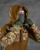 Тактична флісування куртка battle combo кайот M - зображення 6