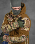Тактична флісування куртка battle combo кайот M - зображення 8