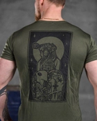 Тактическая потоотводящая футболка Odin diva oliva L - изображение 7