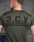 Тактическая потоотводящая футболка Odin oliva герб M - изображение 6