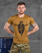 Тактична футболка потовідвідна Odin кайот madonna XL - зображення 1