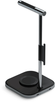 Bezprzewodowa ładowarka Satechi 2-in-1 7.5W Headphone Stand with Wireless Charger Czarna (ST-UCHSMCM) - obraz 4