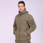 Тактична куртка Eagle Soft Shell JA-01-0 із флісом Olive Green 4XL - зображення 4