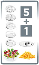 Електрична овочерізка Concept Fresh Salad ES1010 (8595631006948) - зображення 4