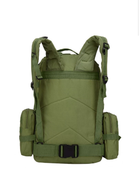 Рюкзак модульний Defense Pack Assembly 50L Olive з відстібними підсумками, з міцного матеріалу Nylon 600D - изображение 2