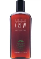 Засіб 3-в-1 по догляду за волоссям та тілом American Crew Shampoo, Conditioner and Body Wash Tea Tree 3in1 450 мл