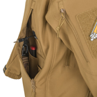 Куртка Helikon-Tex GUNFIGHTER - Shark Skin Windblocker, Coyote M/Regular (KU-GUN-FM-11) - изображение 10