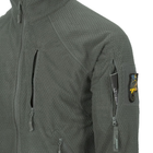 Куртка Helikon-Tex ALPHA Tactical - Grid Fleece, Foliage green M/Regular (BL-ALT-FG-21) - зображення 4