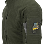 Куртка Helikon-Tex ALPHA Tactical - Grid Fleece, Olive Green 2XL/Regular (BL-ALT-FG-02) - изображение 5